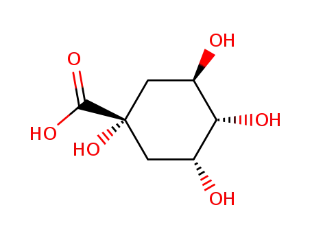 Molecular Structure of 77-95-2 (Quinic acid)