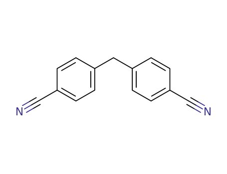 Molecular Structure of 10466-37-2 (4,4'-(1-METHYLENE) BIS-BENZONITRILE)