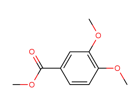 Molecular Structure of 2150-38-1 (Methyl 3,4-dimethoxybenzoate)