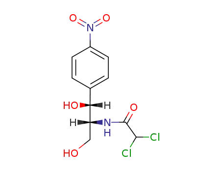 Molecular Structure of 56-75-7 (Chloramphenicol)