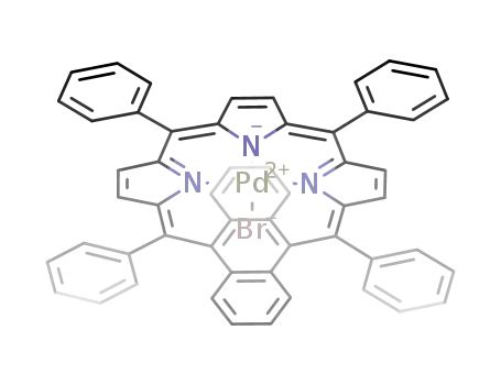palladium(II) meso-anthriporphyrin-Br
