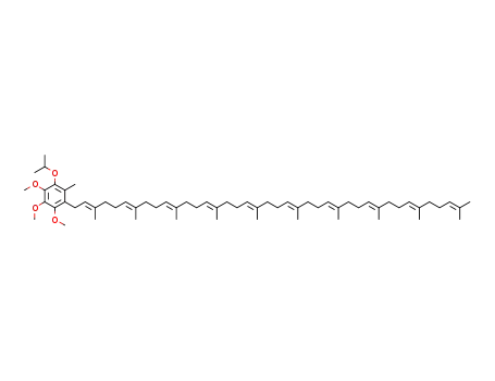 3,7,11,15,19,23,27,31,35,39-decamethyl-1-(3-isopropoxy-2-methyl-4,5,6-trimethoxyphenyl)tetraconta-2,6,10,14,18,22,26,30,34,38-decaene