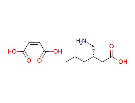 (S)-3-(aminomethyl)-5-methylhexanoic acid maleate