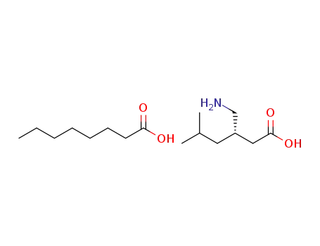 (S)-3-(aminomethyl)-5-methylhexanoic acid caprylate
