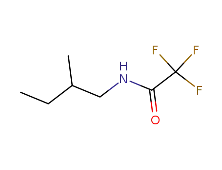 Molecular Structure of 14618-17-8 (Acetamide, 2,2,2-trifluoro-N-(2-methylbutyl)-)