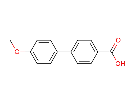 Molecular Structure of 725-14-4 (4'-METHOXY-BIPHENYL-4-CARBOXYLIC ACID)