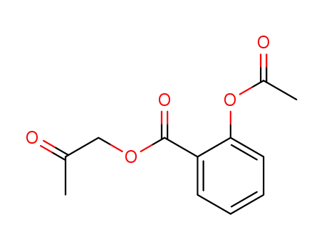 Molecular Structure of 50785-25-6 (Benzoic acid, 2-(acetyloxy)-, 2-oxopropyl ester)