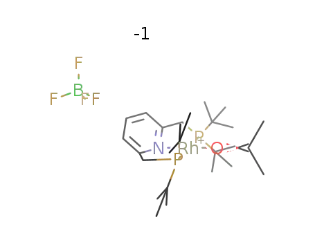 [(2,6-bis-(di-tert-butylphosphinomethyl)pyridine)Rh(acetone)][BF4]