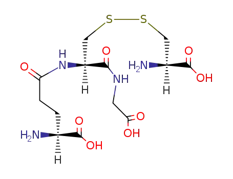 Molecular Structure of 13081-14-6 (L-CYSTEINE-GLUTATHIONE DISULFIDE)
