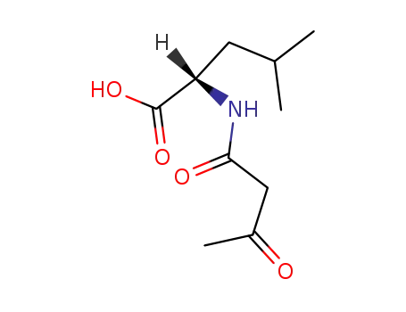 (3-oxobutanoyl)-L-leucine