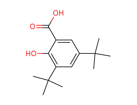Molecular Structure of 19715-19-6 (3,5-Bis-tert-butylsalicylic acid)