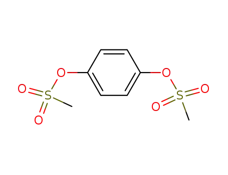Molecular Structure of 126150-65-0 (Bismethanesulfonic acid 1,4-phenylene ester)