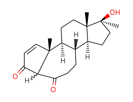 3,5-Dioxo-17β-hydroxy-17α-methyl-10(5->4)-abeo-Δ1-androsten