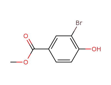 Molecular Structure of 29415-97-2 (Methyl 3-bromo-4-hydroxybenzoate)