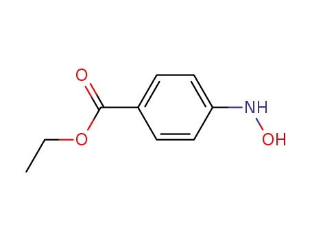 Molecular Structure of 24171-85-5 (Benzoic acid, 4-(hydroxyamino)-, ethyl ester)