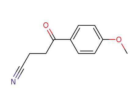 Molecular Structure of 55234-56-5 (4-(4-METHOXYPHENYL)-4-OXOBUTANENITRILE)