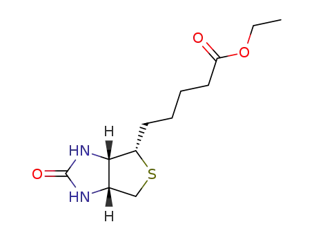 5-[(3aS,4S,6aR)-2-oxo-hexahydro-thieno[3,4-d]imidazol-4-yl]-pentanoic acid ethyl ester