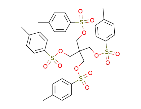Molecular Structure of 1522-89-0 (2,2-bis(tosyloxymethyl)propane-1,3-diyl bis(4-methylbenzenesulfonate))