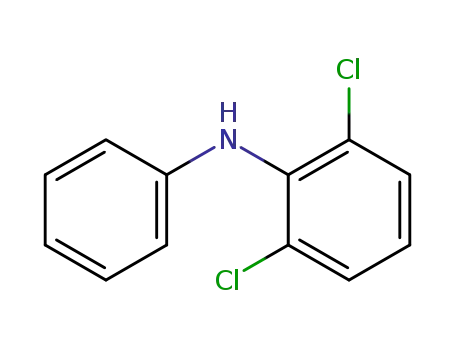 Molecular Structure of 15307-93-4 (2,6-DICHLORODIPHENYLAMINE)