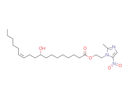 2-(2-methyl-5-nitro-1H-imidazol-1-yl)ethyl 9-hydroxyoctadec-12-enoate