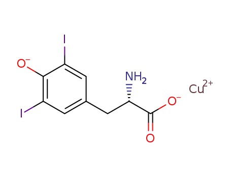 3,5-diiodo L-tyrosine copper complex