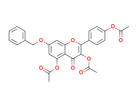 2-(4-acetoxyphenyl)-7-(benzyloxy)-4-oxo-4H-chromene-3,5-diyl diacetate