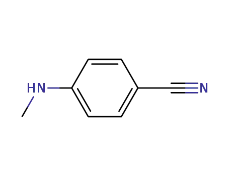 Molecular Structure of 4714-62-9 (4-(N-Methylamino)benzonitrile)
