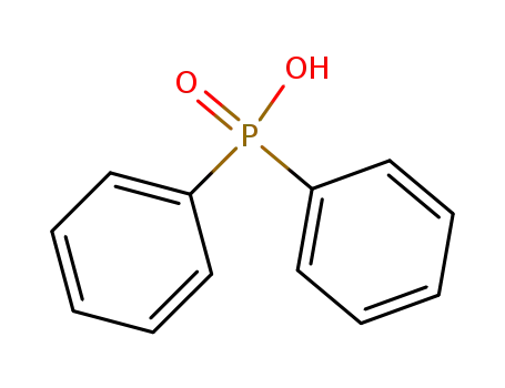 Molecular Structure of 1707-03-5 (Diphenylphosphinic acid)