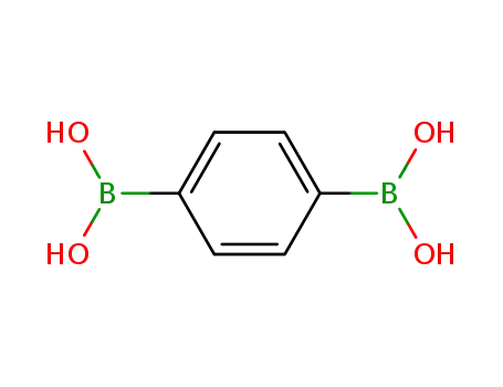 Molecular Structure of 4612-26-4 (1,4-Phenylenebisboronic acid)