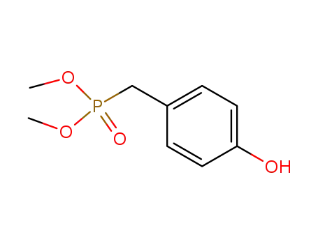 Molecular Structure of 68997-88-6 (Phosphonic acid, [(4-hydroxyphenyl)methyl]-, dimethyl ester)