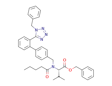 benzyl N-{4-[2-(1-benzyl-1H-tetrazole-5-yl)phenyl]benzyl}-N-valeryl-L-valinate