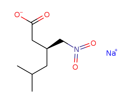 sodium 5-methyl-3-nitromethyl-hexanoate
