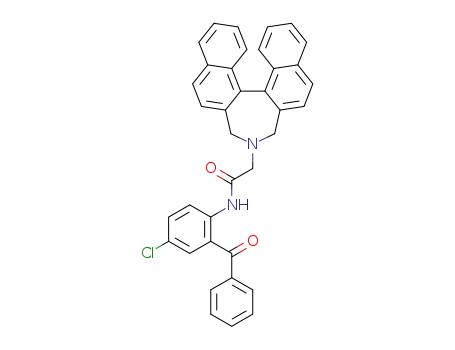 (S)-N-(2-benzoyl-4-chlorophenyl)-2-[3,5-dihydro-4H-dinaphth[2,1-c:1′,2′-e]azepin-4-yl]acetamide