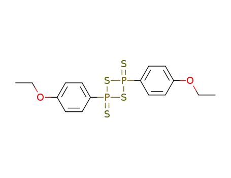 Molecular Structure of 30043-13-1 (2,4-bis(4-ethoxyphenyl)-1,3,2,4-dithiadiphosphetane 2,4-disulfide)