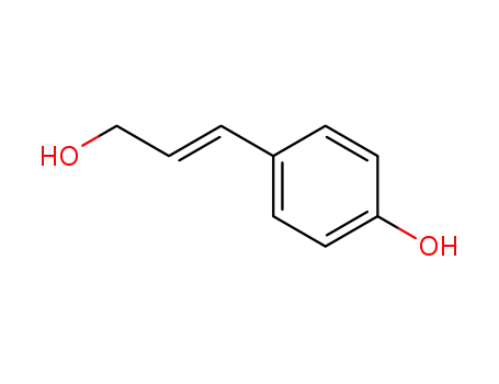 Molecular Structure of 20649-40-5 (Phenol, 4-[(1E)-3-hydroxy-1-propenyl]-)