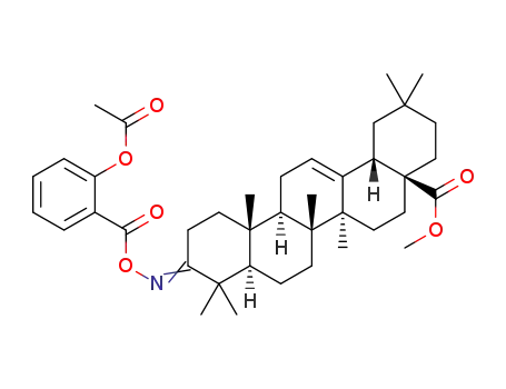 13,3-(2-acetoxy)benzoyloxyiminoolean-12-en-28-oic acid methyl ester
