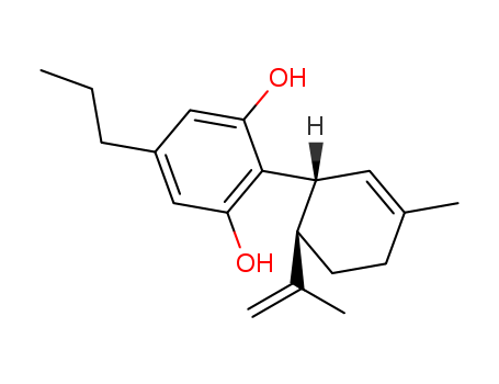 24274-48-4,1,3-Benzenediol,2-[(1R,6R)-3-methyl-6-(1-methylethenyl)-2-cyclohexen-1-yl]-5-propyl-,1,3-Benzenediol,2-[3-methyl-6-(1-methylethenyl)-2-cyclohexen-1-yl]-5-propyl-, (1R-trans)-;Resorcinol, 2-p-mentha-1,8-dien-3-yl-5-propyl- (8CI); CBD-V; Cannabidivarin;Cannabidivarol
