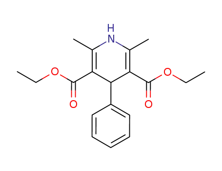 Molecular Structure of 1165-06-6 (Diethyl2,6-dimethyl-4-phenyl-1,4-dihydropyridine-3,5-dicarboxylate)