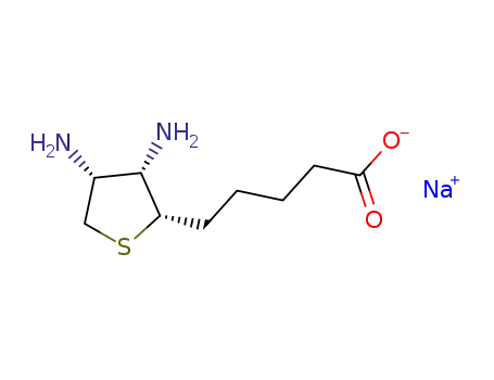 (2S,3S,4R-3,4-diaminotetrahydrothiophen-2-yl)-pentanoate sodium