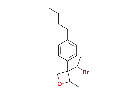2-(1-bromoethyl)-2-p-butylphenyl-1,3-epoxypentane