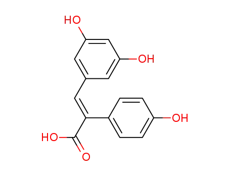 (E)-2-(4'-hydroxyphenyl)-3-(3',5'-dihydroxyphenyl)acrylic acid