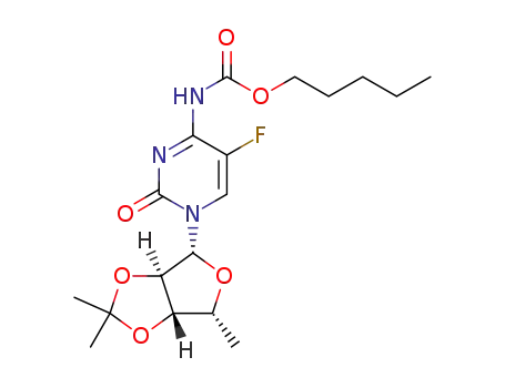 2'3'-O-isopropylidene-5'-deoxy-5-fluoro-N4-(pentyloxycarbonyl)cytidine