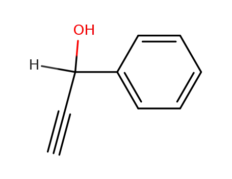 Molecular Structure of 4187-87-5 (1-PHENYL-2-PROPYN-1-OL)
