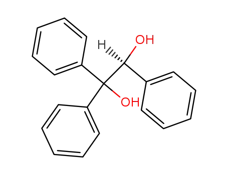 Molecular Structure of 108998-83-0 ((S)-(-)-1,1,2-Triphenylethane-1,2-diol)