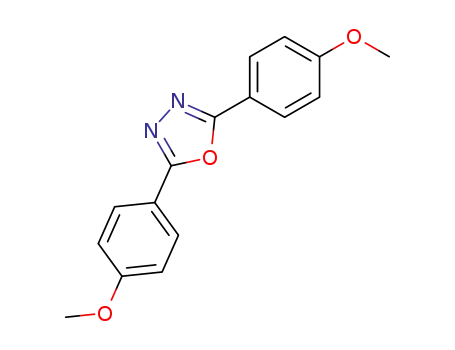 Molecular Structure of 847-39-2 (2,5-bis(4-methoxyphenyl)-1,3,4-oxadiazole)