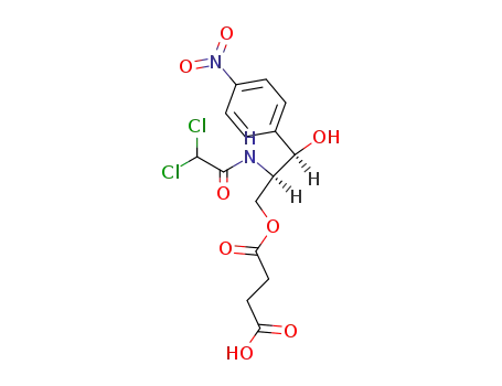 Molecular Structure of 3544-94-3 (Chloramphenicol hemisuccinate)