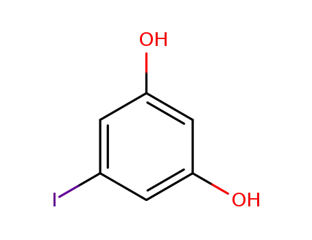 Molecular Structure of 64339-43-1 (5-Iodoresorcinol)