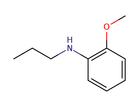Molecular Structure of 139944-56-2 (Benzenamine, 2-methoxy-N-propyl-)