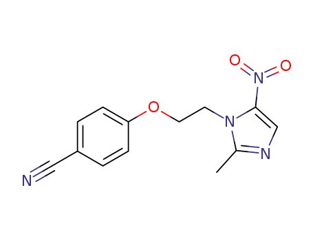 4-(2-(2-methyl-5-nitro-1H-imidazol-1-yl)ethoxy)benzonitrile