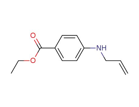 Molecular Structure of 73779-71-2 (Benzoic acid, 4-(2-propenylamino)-, ethyl ester)